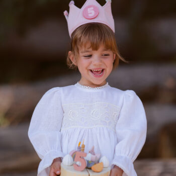 Rochie din in organic White